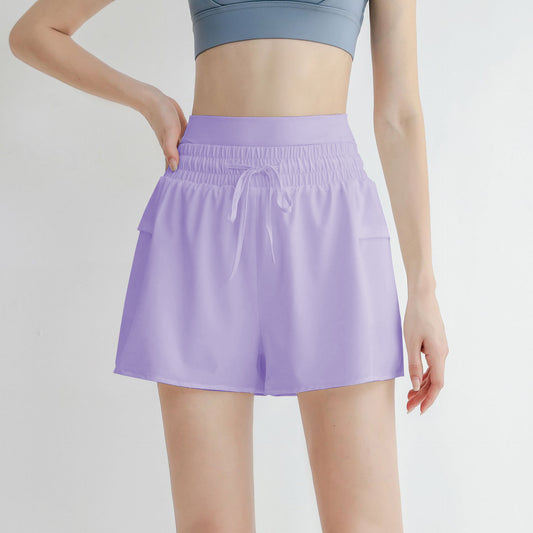 Shorts for Women Yoga Workout Running High Waisted with Casual Summer