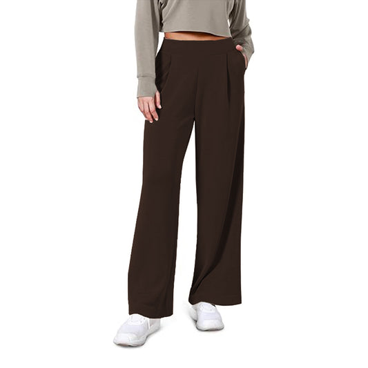 2025 Pants for Women High Waist Casual Relaxed Pants with Pockets