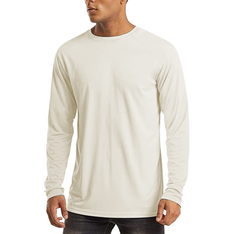 Men's Long Sleeve Protection Athletic Shirts for Hiking Workout