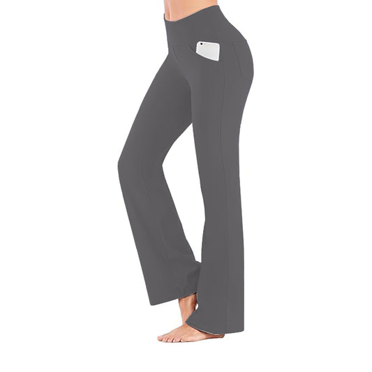 New Yoga Pants with Pockets for Women Wide Leg Pants
