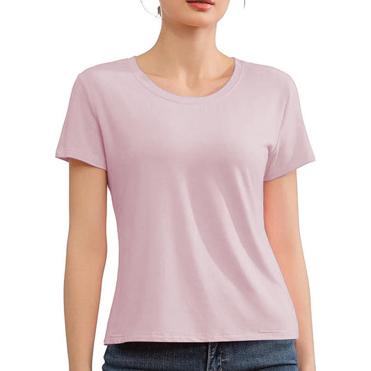 Women T-Shirts Slim Fitted Casual Basic Top