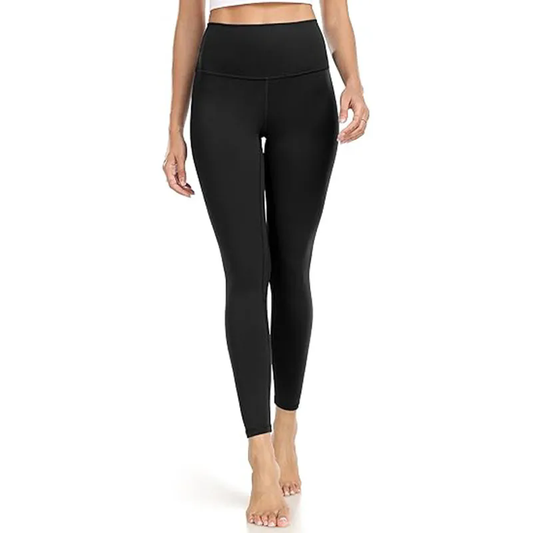 back waist Leggings for Women High Rise Tummy Control No See Through Workout Pant