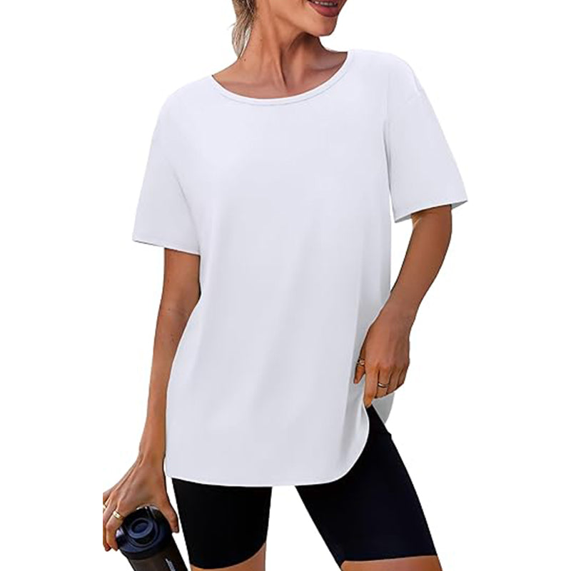 Womens T Shirts Trendy Workout Tee Casual Summer Tops