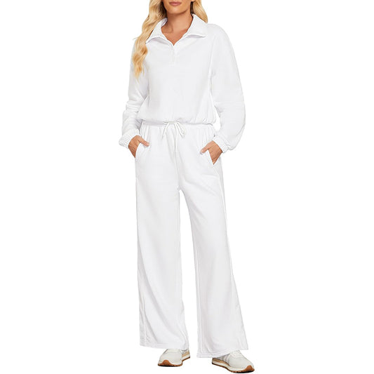 Two Piece Sets for Women High Wasited Wide Leg Pants Outfits