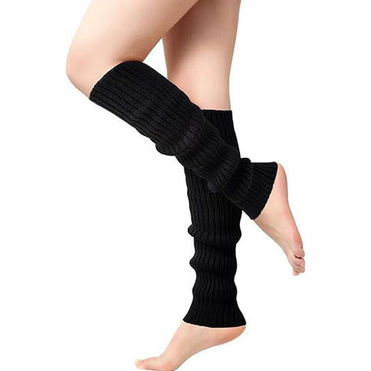 Warmers for Women Leg Warmers Ribbed Knitted Long Socks for Party Sports