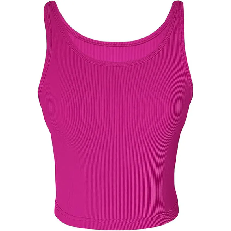 8 Colors Short Sleeve Sport Vest Women Loose Fit Plain Fitness Vest