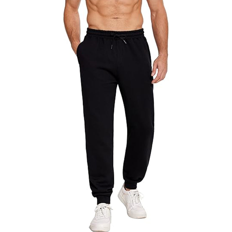 Men's Zippered Pocket Cotton Sports Pants