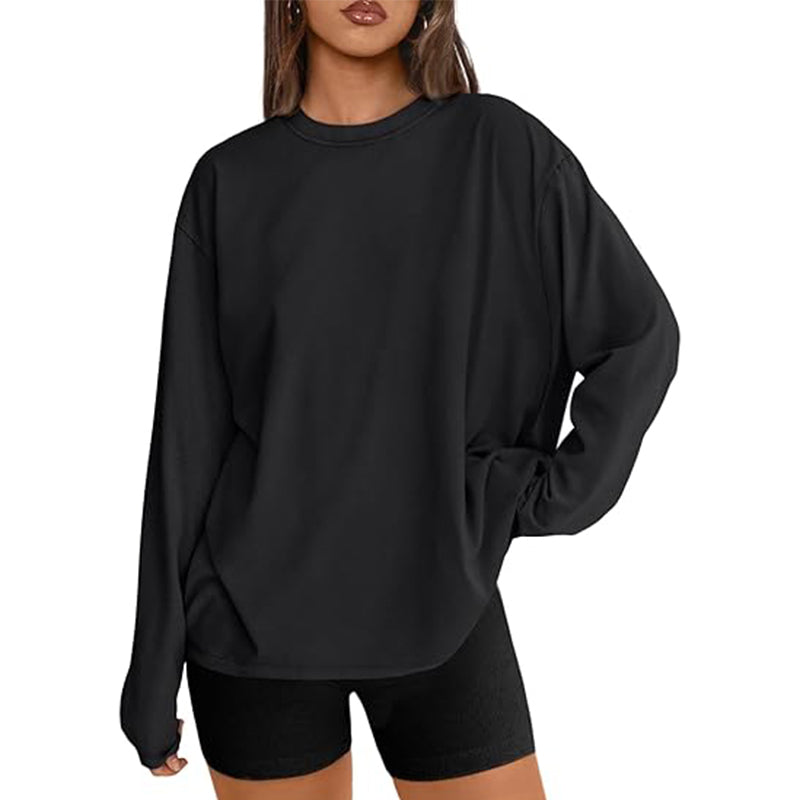 Womens Oversized Long Sleeve T Shirts