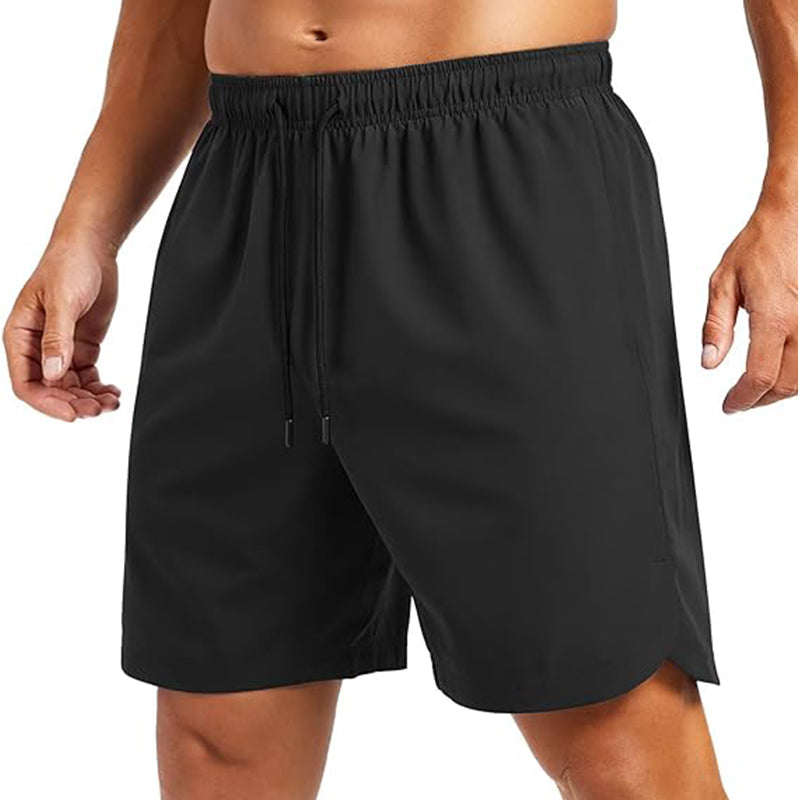 Mens Athletic Shorts Summer Gym Drawstring Shorts with Pockets