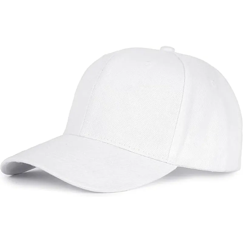 Low cut cotton baseball cap unstructured flat cap for men and women