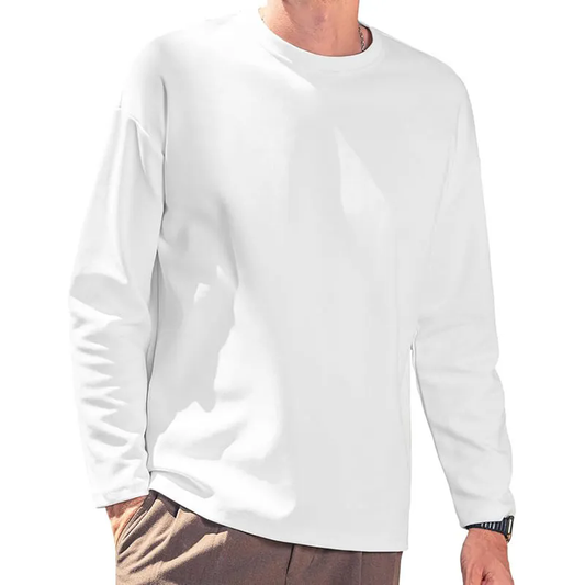 Men Long Sleeved T-Shirt Casual T-Shirt