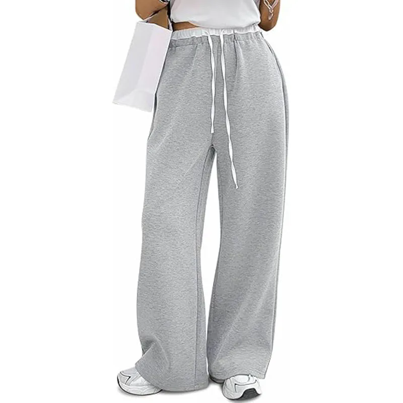 Women Wide Leg Sweatpants High Waist Baggy Sweat Pants