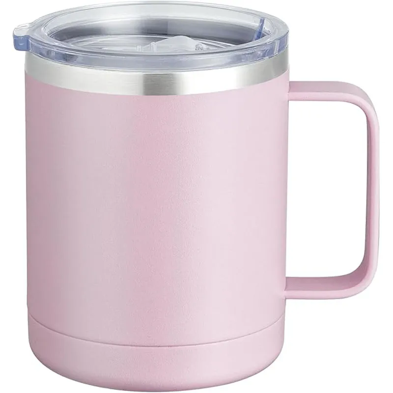 Stainless Steel Travel Tumbler with Handle Double Wall Vacuum Insulated Cup