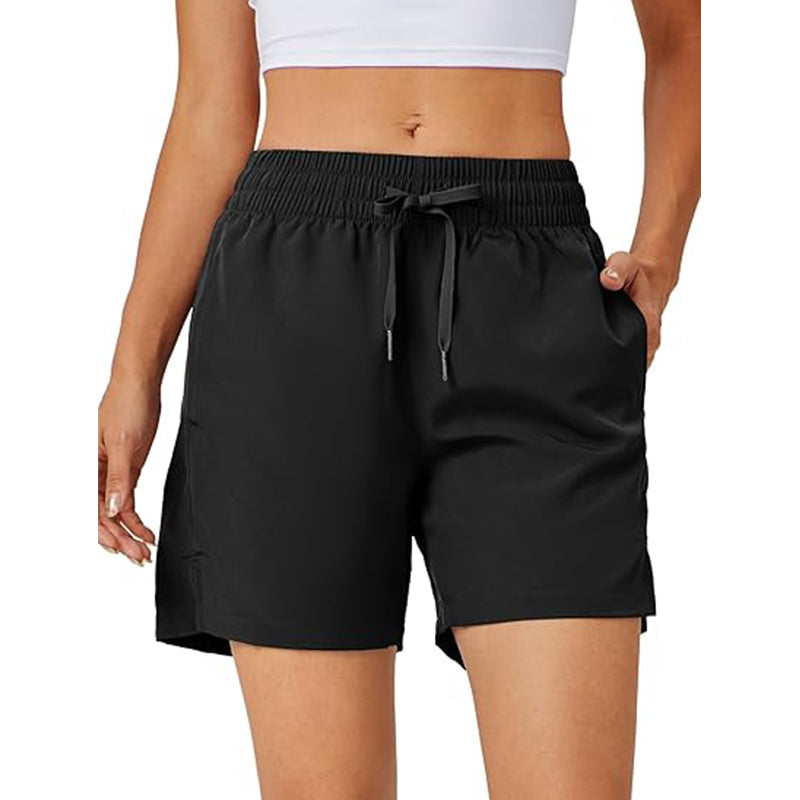 Womens Athletic Gym Workout Shorts with Pockets