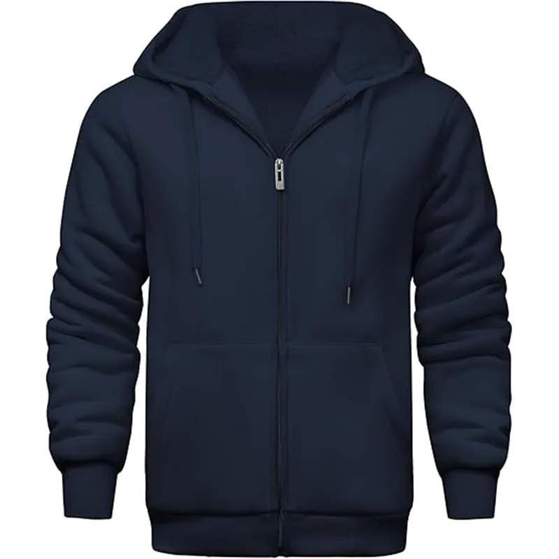 Men Hoodies Zip Up Sweatshirts