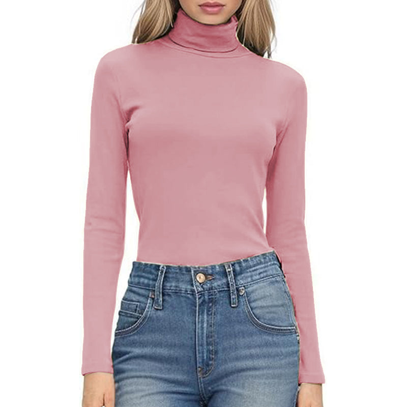 Long Shirt Stretchy Women Square Long Sleeve Shirts Lady Breathable Fabric Top