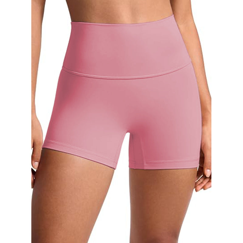 Women's cycling high waisted and abdominal exercise yoga shorts
