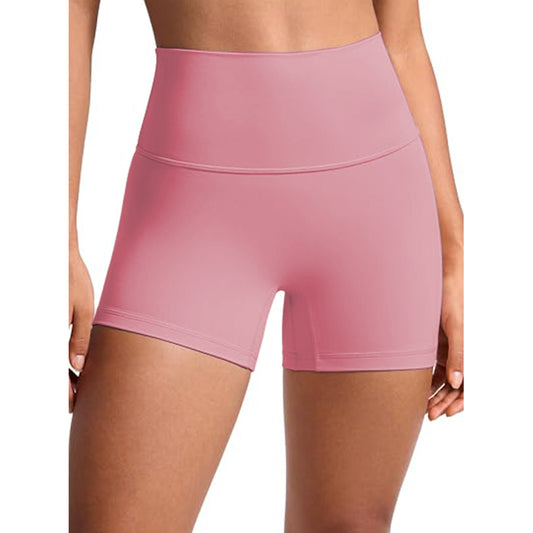 Women's cycling high waisted and abdominal exercise yoga shorts