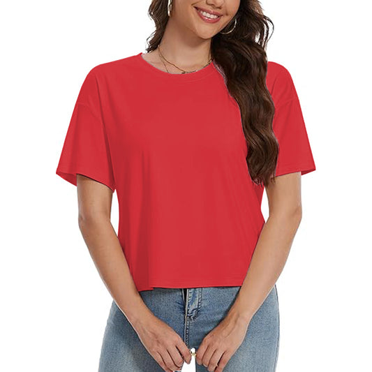 2025 4color Women casual slim fit T-shirt
