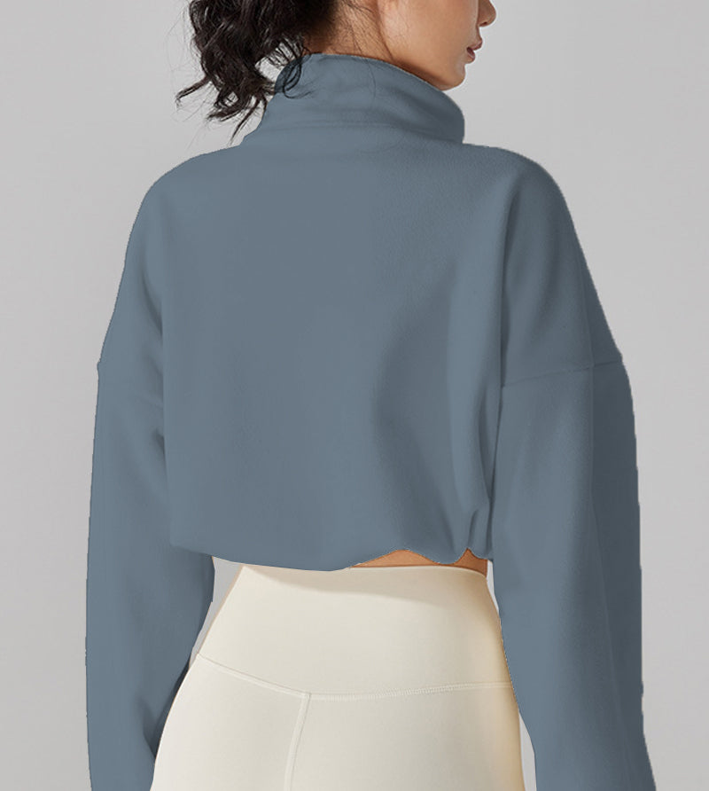 Women Sports Jacket Hood Outdoor Sports Long Sleeve Sweater