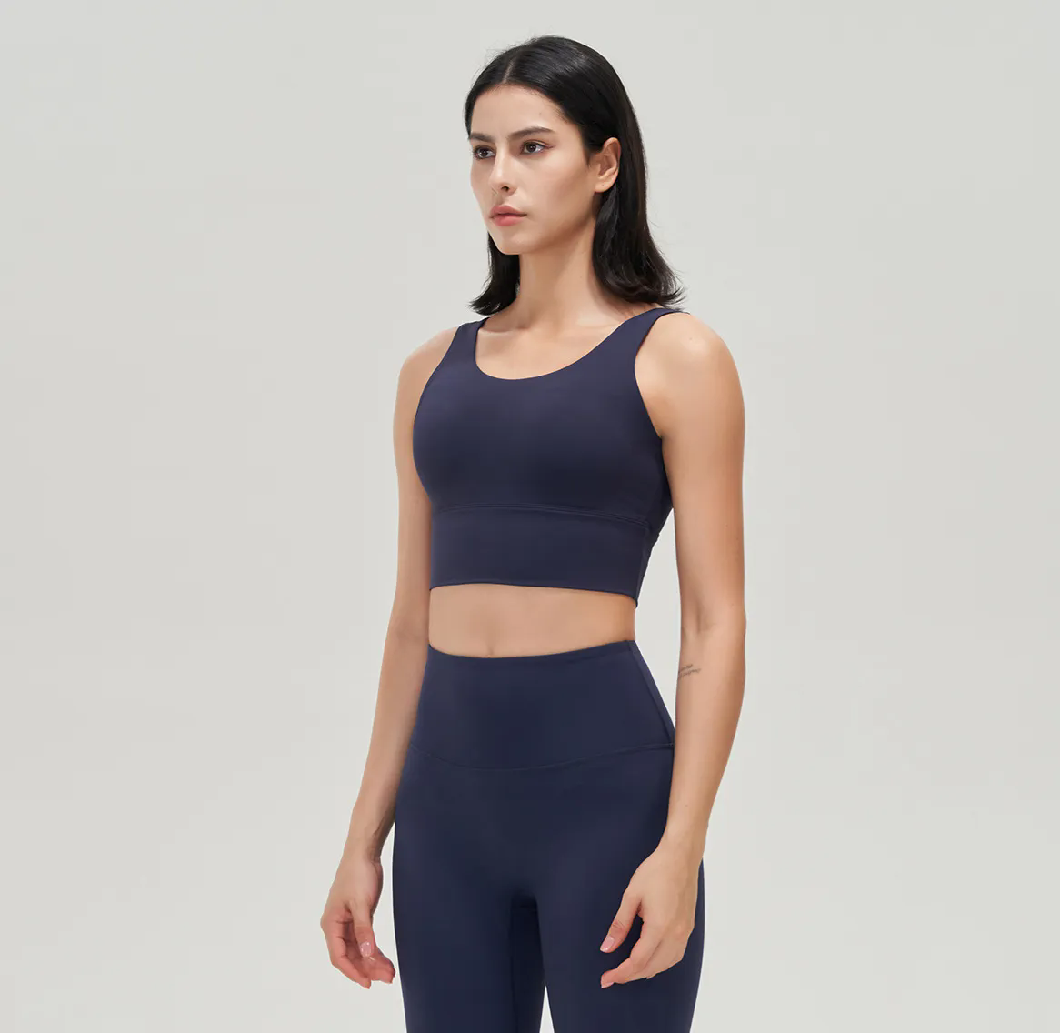 Women Spaghetti Strap Sports Bra Padded Workout Bra