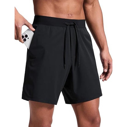 Men's sports shorts 7-inch quick drying sports and leisure with pockets