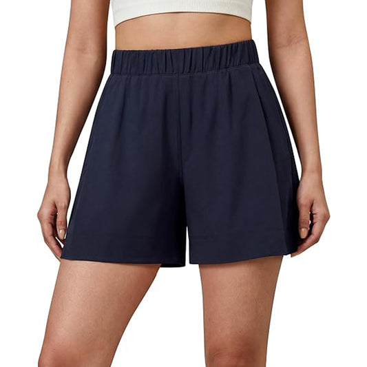 Women's casual shorts waterproof lightweight sports shorts with pockets