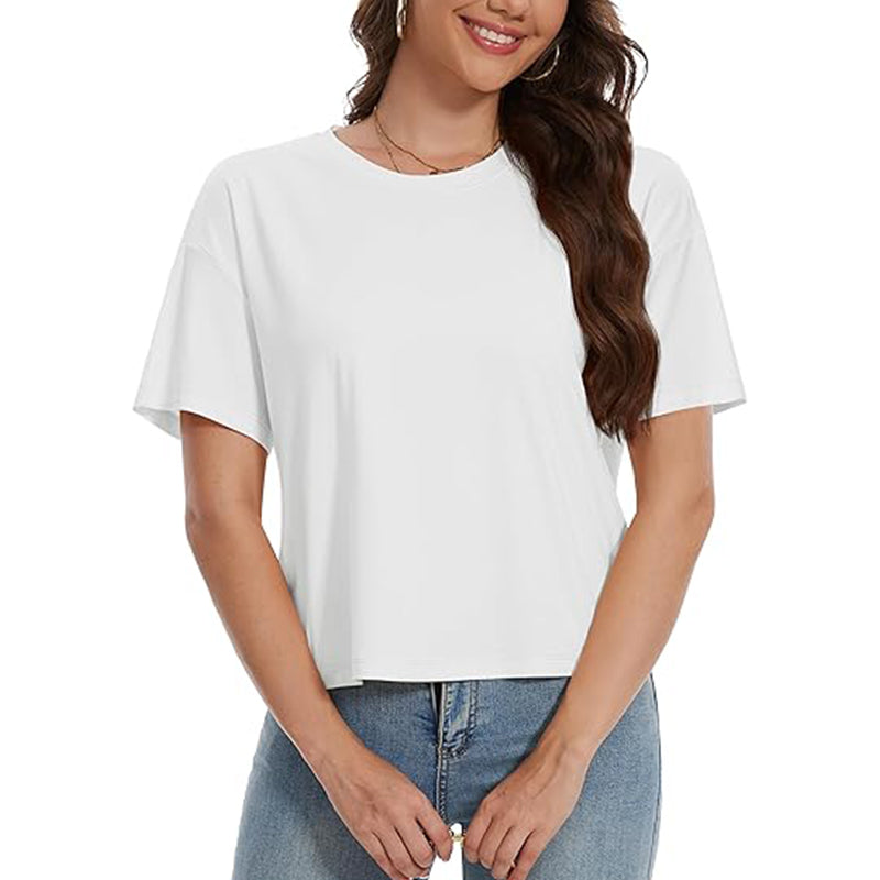 2025 4color Women casual slim fit T-shirt