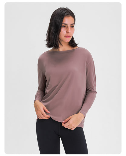 Womens Long Sleeve Casual Tops Loose Fall Trendy Outfits Winter Clothes