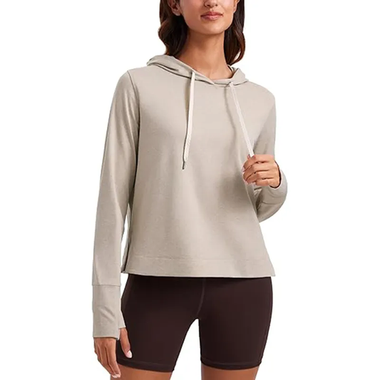 Hoodie Long Sleeve Top Relaxed Fit Pullover Shirts for Women