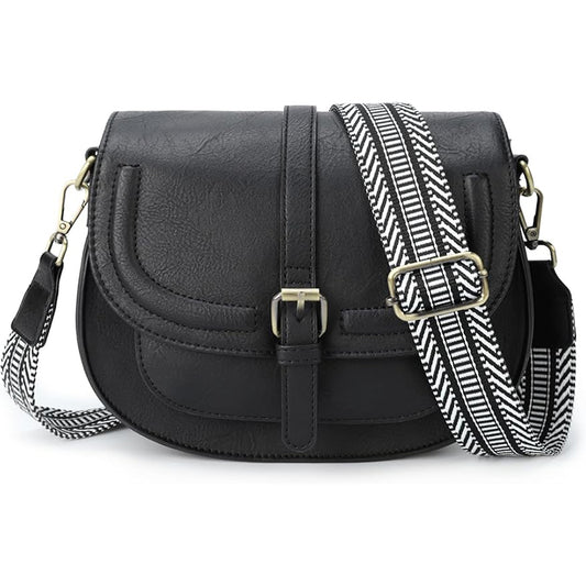 Ladies' crossbody bag, saddle wallet, and Bohemian crossbody bag