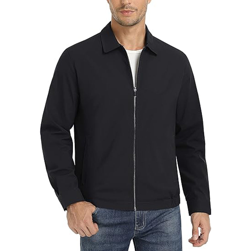 Men Lightweight Bomber Jacket Causal Fashion Flight Windbreaker Light Jacket