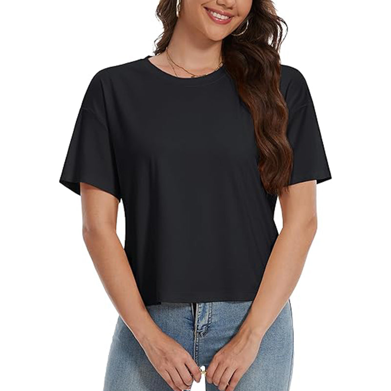 2025 4color Women casual slim fit T-shirt