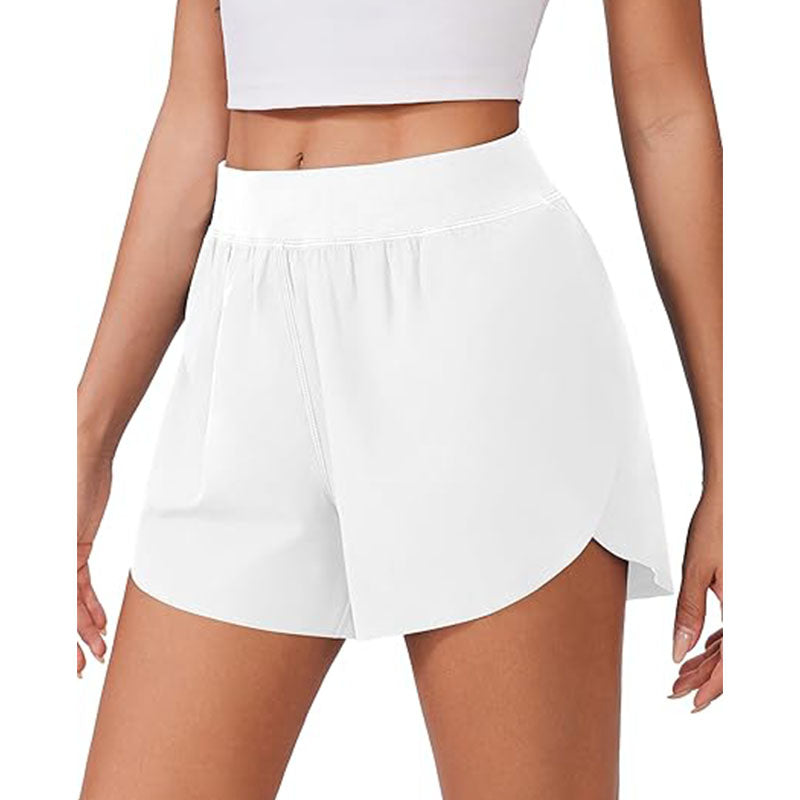 Women Athletic Shorts High Waisted Running