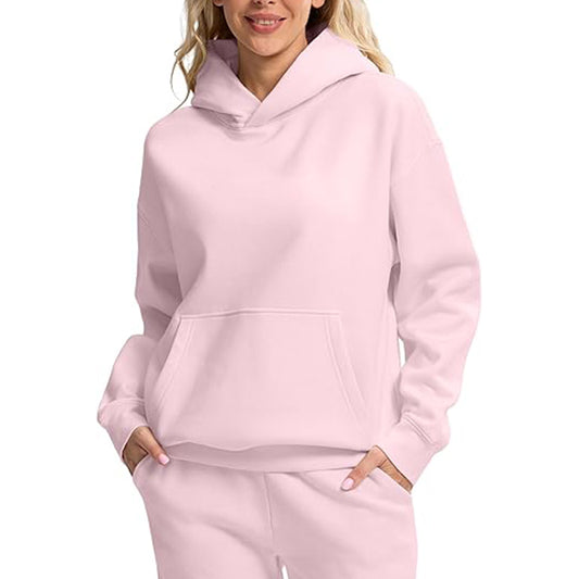 Women's Hoodie Fleece Cropped Sweatshirt