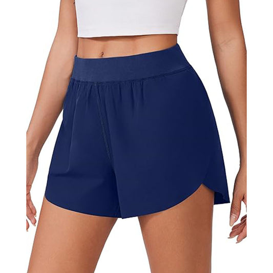 2025 Shorts for Women 2 in 1 Flowy Running Shorts with Pockets