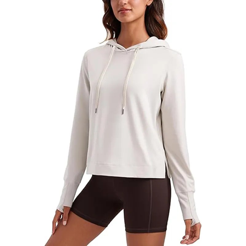 Hoodie Long Sleeve Top Relaxed Fit Pullover Shirts for Women