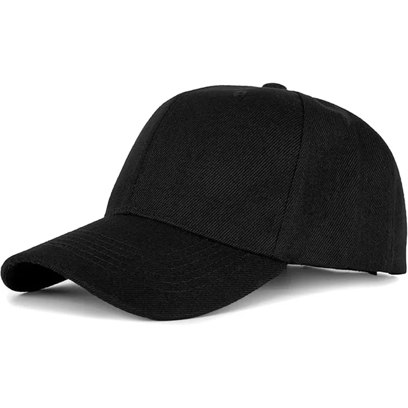 Low cut cotton baseball cap unstructured flat cap for men and women
