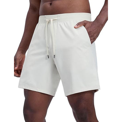 Men's sports shorts 7-inch quick drying sports and leisure with pockets