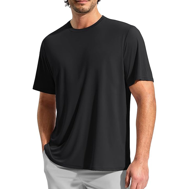 Men's short sleeved quick drying lightweight beach top