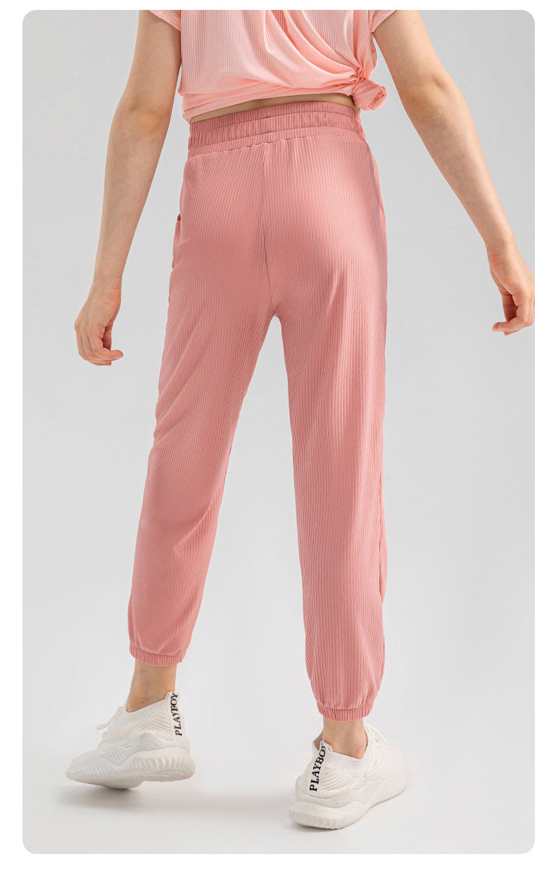 Girl children stretch wool tight fitting children yoga sports dance thick pant