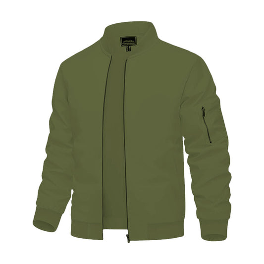 Men's Soft Polar Fleece Jacket Lightweight Outdoor Recreation Full Zip Coat