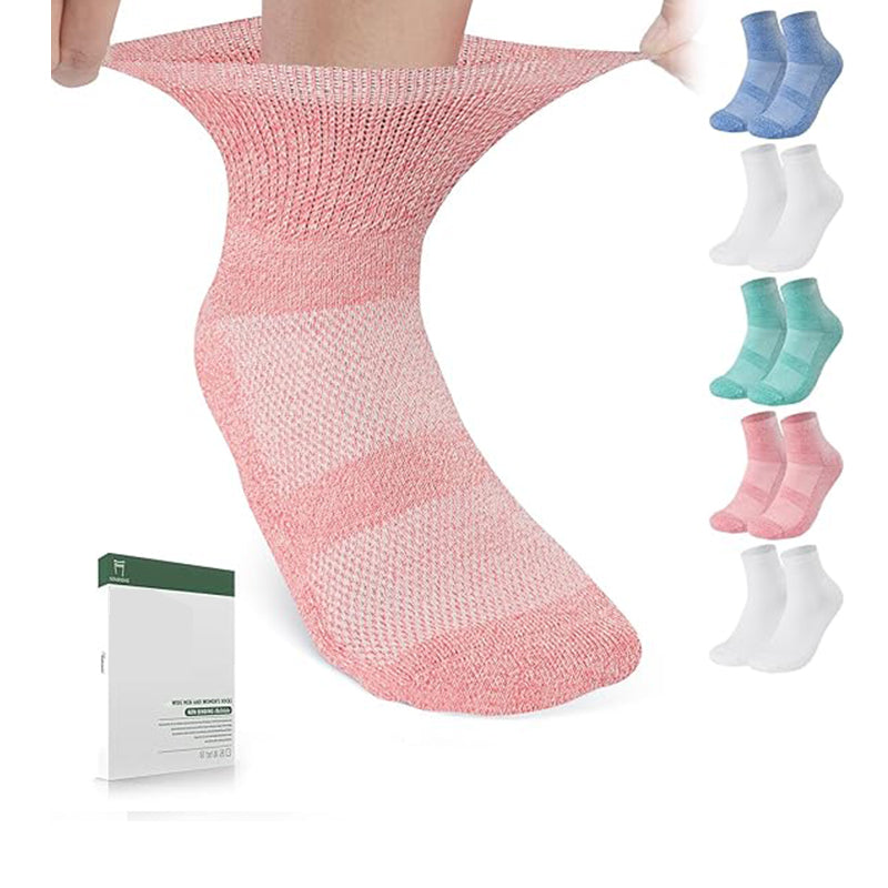 Socks for Women&Men 5 Pairs Diabetic Ankle Sock