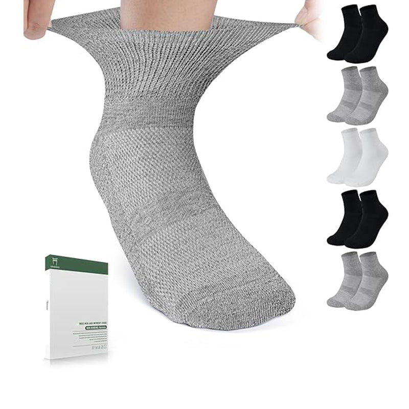 Socks for Women&Men 5 Pairs Diabetic Ankle Sock