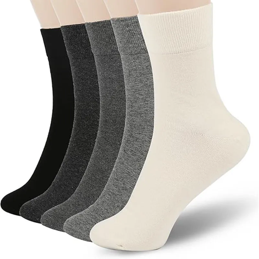 Women Athletic Hiking Running Cushioned Compression Socks 5 Pairs