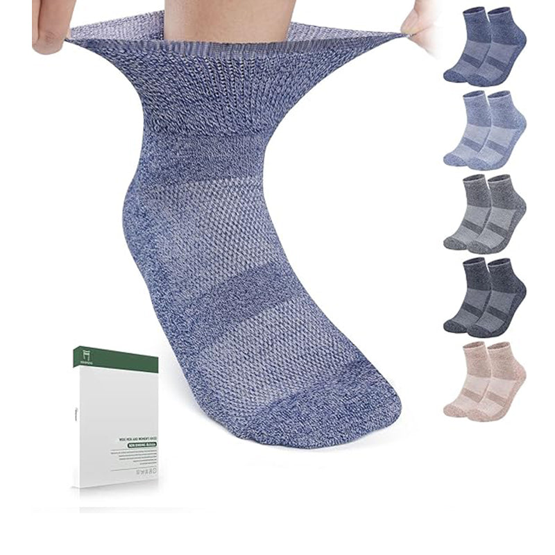 Socks for Women&Men 5 Pairs Diabetic Ankle Sock