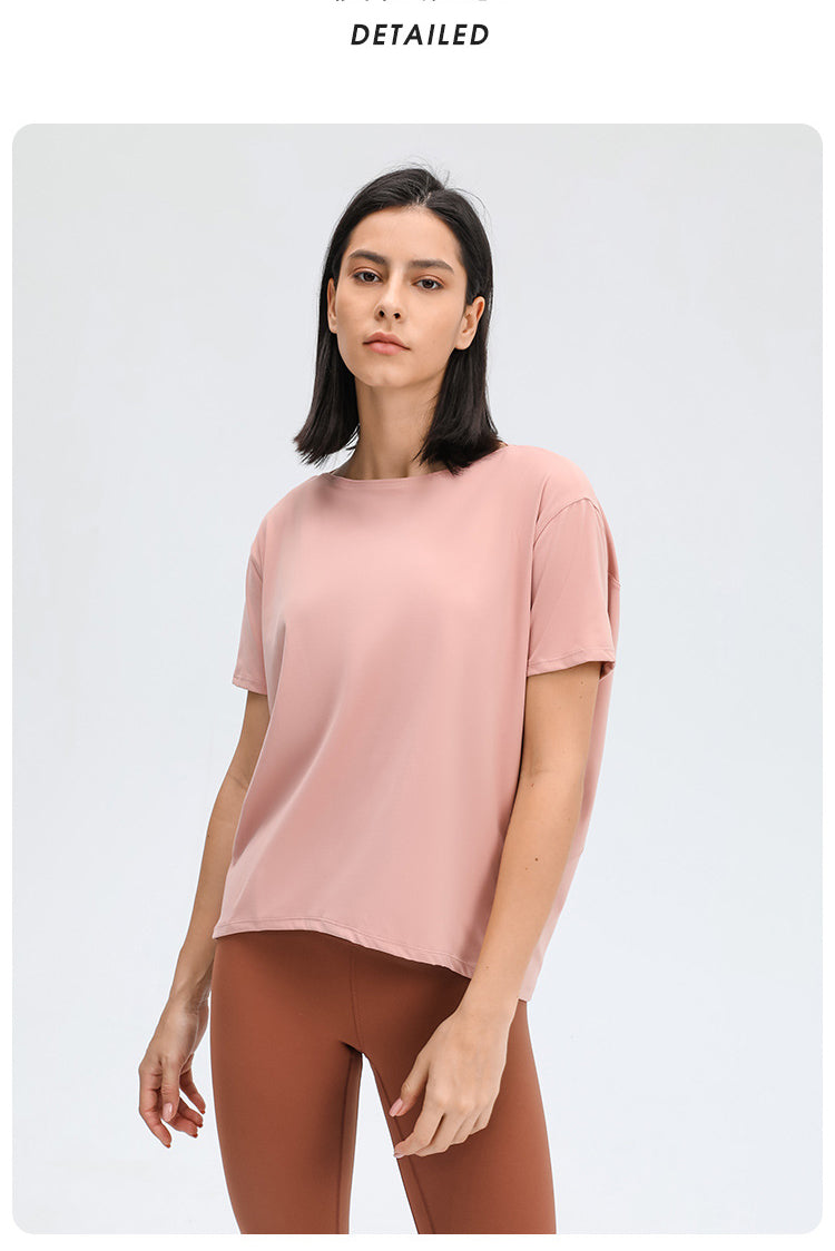 Women's Oversized T Shirts Short Sleeve Crewneck Tops Casual