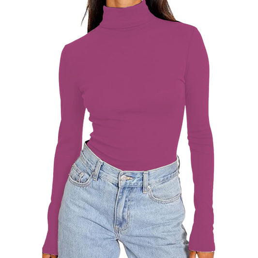 Women Long Sleeve Shirts Basic Crop Tops Going Out Fall Fashion