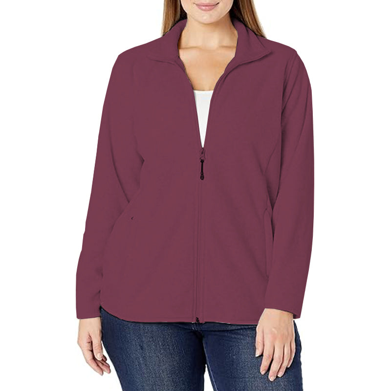 2025 Women's Classic-Fit Full-Zip Polar Soft Fleece Jacket