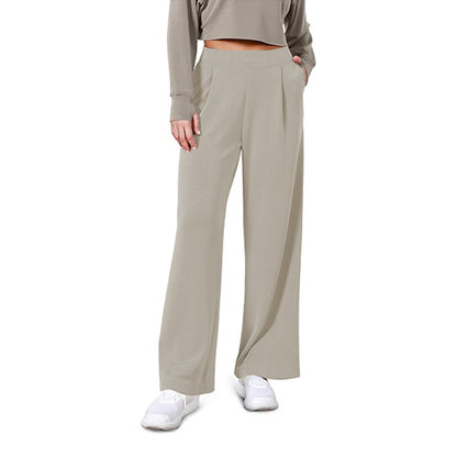 Women Warm Sherpa Lined Athletic Sweatpants Jogger Fleece Pant